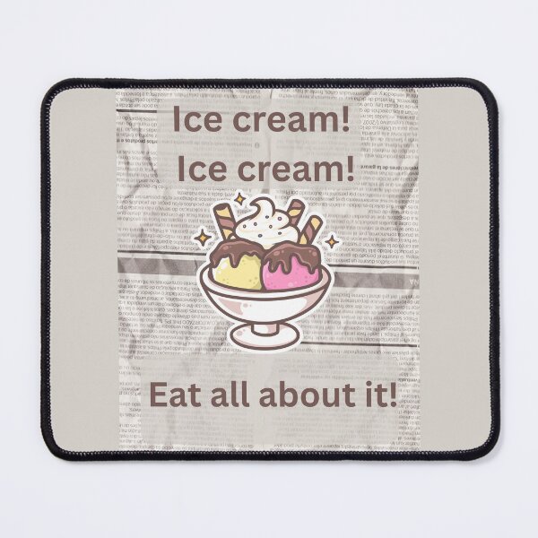 Item preview, Ice Cream. Eat All About It designed and sold by Kilted Owl.