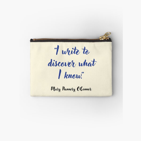 Item preview, I write to discover . . . Mary Flannery O'Connor Quotation designed and sold by CharlottePlaceArt.