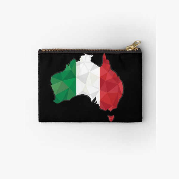 Item preview, Australia Map Italy Flag Heritage Modern Art designed and sold by MeldMerch Map & Flag Co..