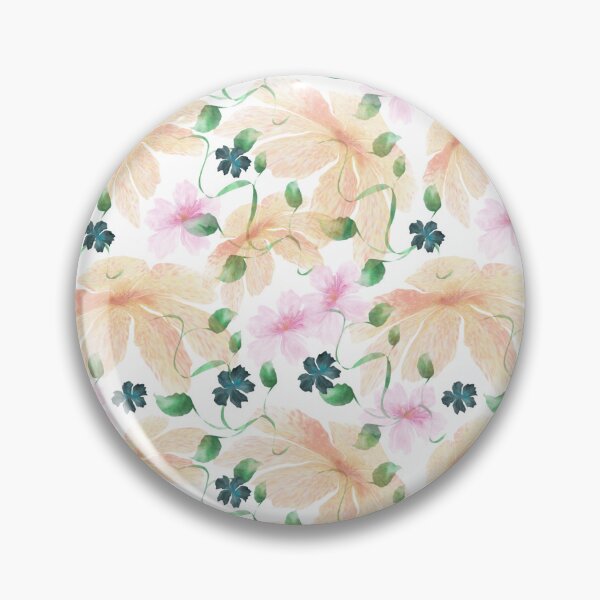 Artikelvorschau, Zartes, rosafarbenes Aquarell-Blumenmuster | Elegantes, nahtloses botanisches Design mit Pastellblumen entworfen und verkauft von HopeAndHustle.