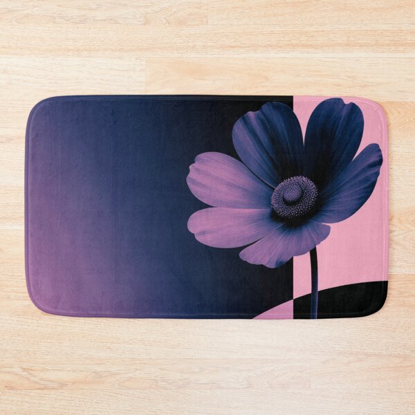 Item preview, Elegant Soft Pink Cosmos with Geometric Modern Shadows designed and sold by joycrysstudio.