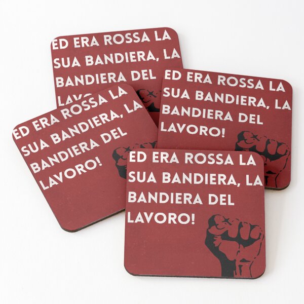 Item preview, Ed era rossa la sua bandiera, la bandiera del lavoro! designed and sold by Lone Frog.