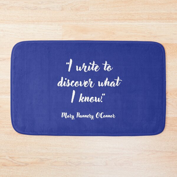 Item preview, I write to discover . . . Mary Flannery O'Connor Quotation designed and sold by CharlottePlaceArt.