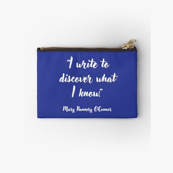 Item preview, I write to discover . . . Mary Flannery O'Connor Quotation designed and sold by CharlottePlaceArt.