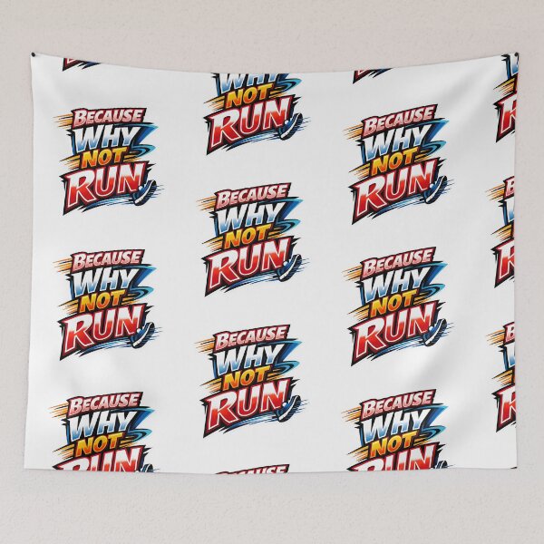 Item preview, Motivated Because Why Not Run Gift for Running and Jogging Lovers T-Shirt Design Art designed and sold by Divakar Fashion.