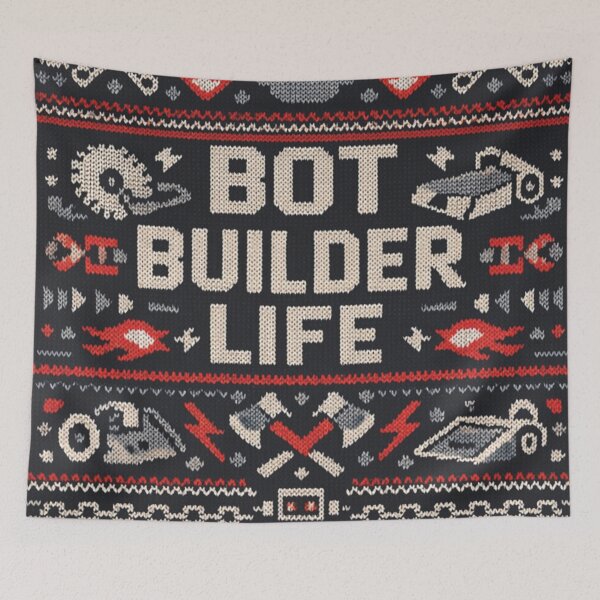 Item preview, Bot Builder Life Robot Fight Cool Knitting Pattern designed and sold by Mauswohn.