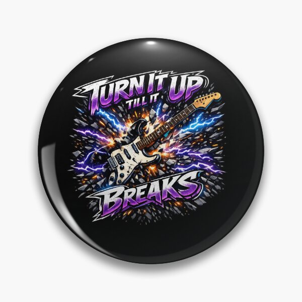 Item preview, Turn It Up Till It Breaks - Electric Guitar Explosion designed and sold by MKreative Studio.