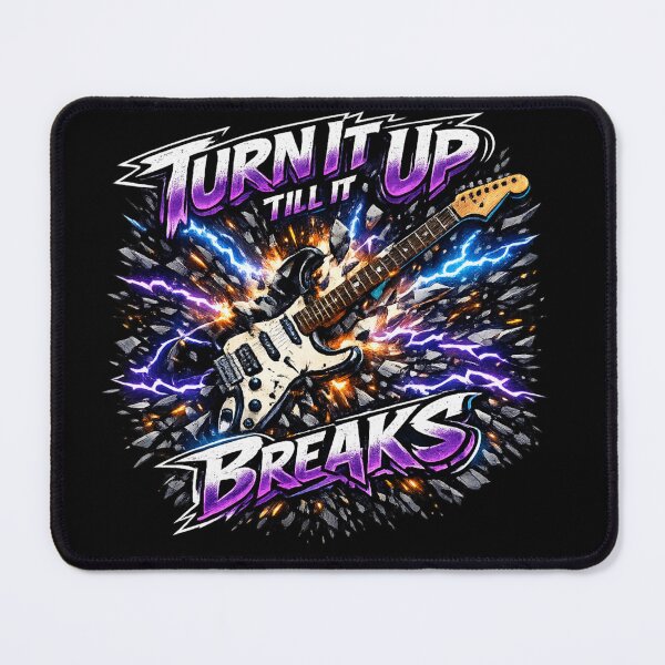 Item preview, Turn It Up Till It Breaks - Electric Guitar Explosion designed and sold by MKreative Studio.