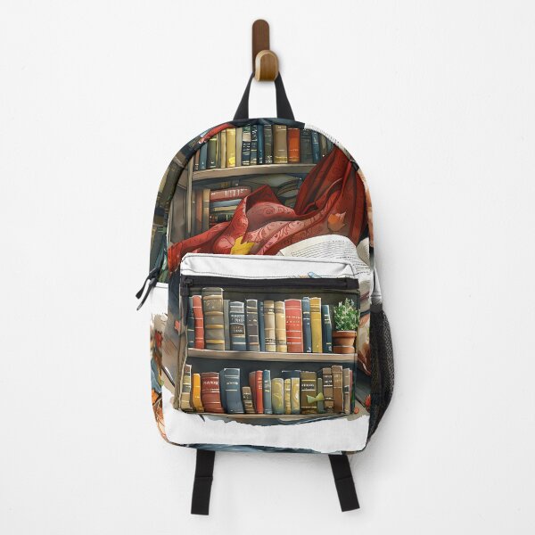 Item preview, Midnight Floor Library - Cozy Reading Nook with Autumn Leaves designed and sold by VineVibe16Studio.