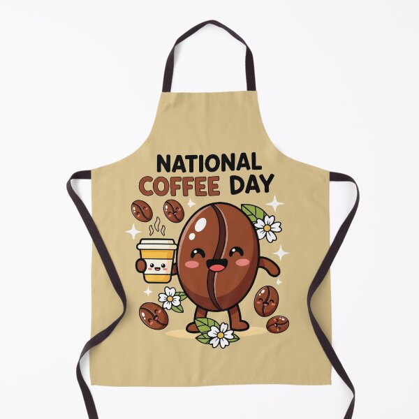 Item preview, Cute Kawaii Coffee Bean Character for National Coffee Day Illustration designed and sold by Lio-lio.