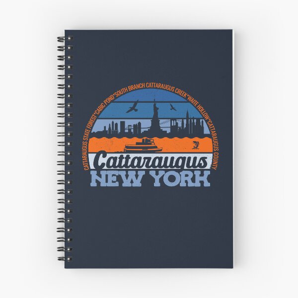 Item preview, Cattaraugus New York Sunset Retro Vintage Local Pride Logo designed and sold by CRHPOD20.
