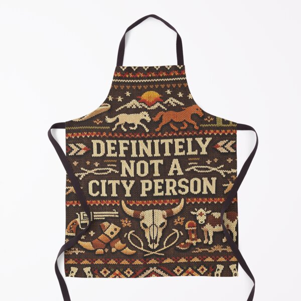Item preview, Not A City Person cool cowboy knitting pattern designed and sold by Mauswohn.
