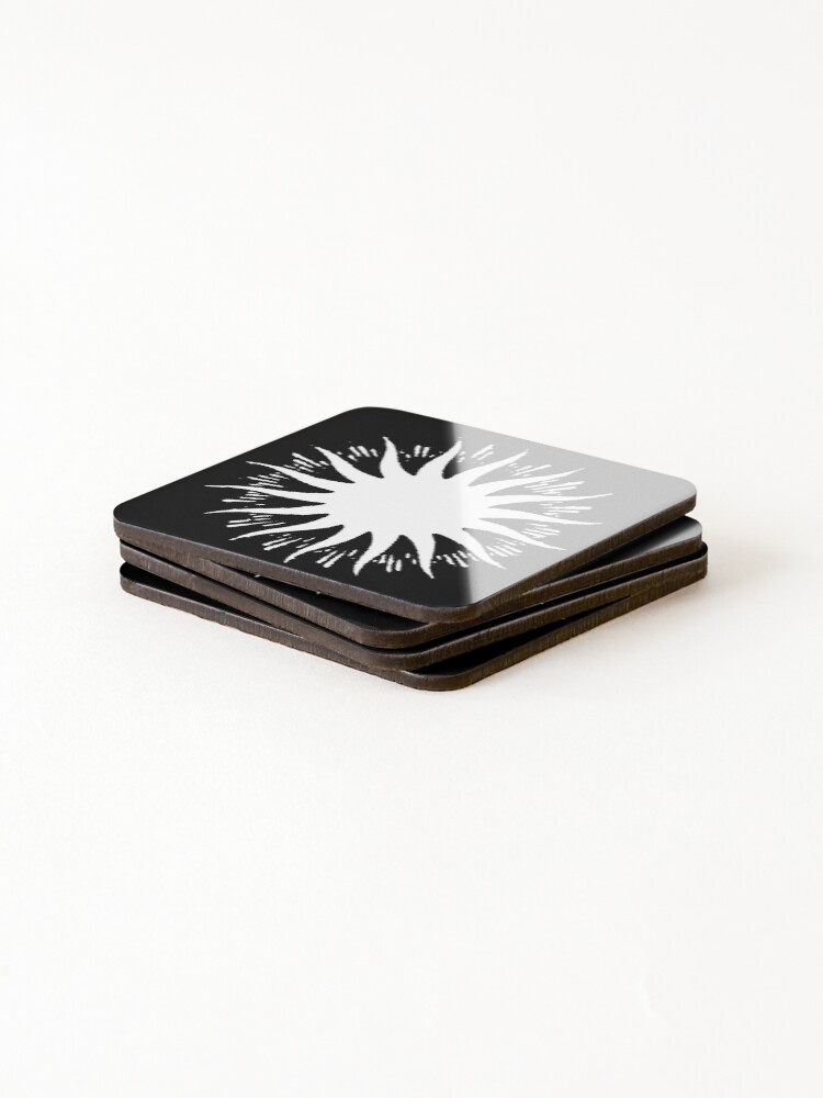 Thumbnail 4 of 5, Coasters (Set of 4), Sun Rays designed and sold by ViaARTfactory.