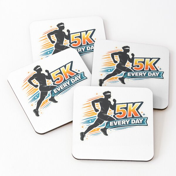 Item preview, Cute 5K Every Day Running and Jogging Art Perfect Headband Gift Idea designed and sold by Divakar Fashion.