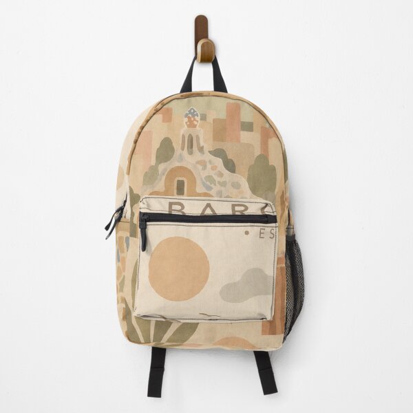 Item preview, Barcelona Spain Travel Poster | Gaudi Architecture Minimalist Illustration designed and sold by DrizzyV.