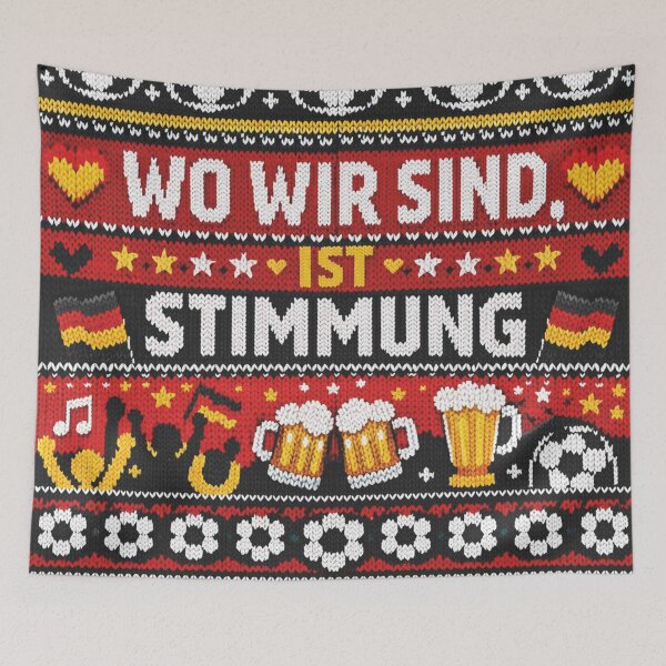 Item preview, Where We Are Is the Mood Football Knitting Pattern designed and sold by Mauswohn.