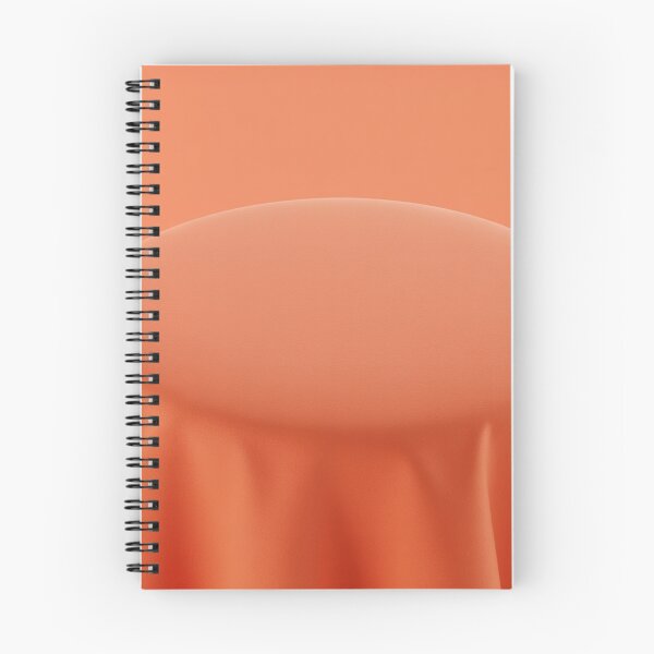 Item preview, Soft Orange Draped Fabric – Minimalist Abstract Art designed and sold by Midnight Veil Designs.