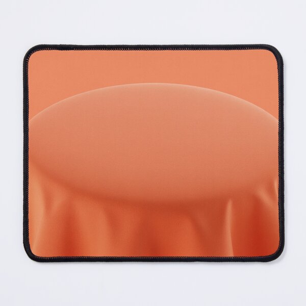 Item preview, Soft Orange Draped Fabric – Minimalist Abstract Art designed and sold by Midnight Veil Designs.