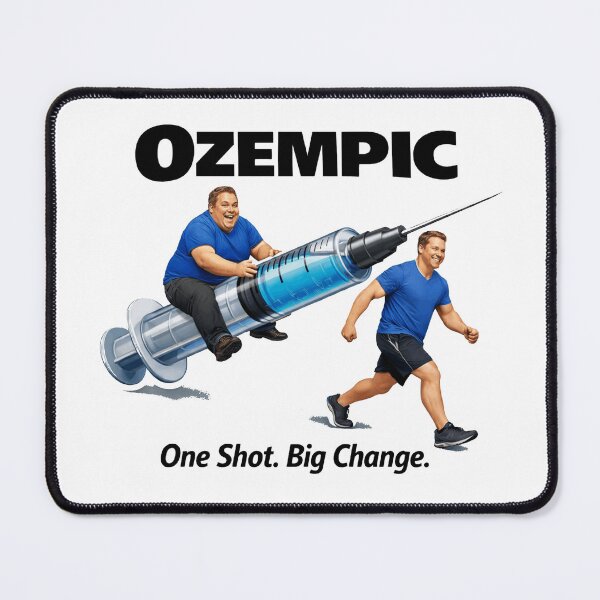 Item preview, Ozempic vs Mounjaro – Trending Health Debate Design designed and sold by fayrozelmasry.