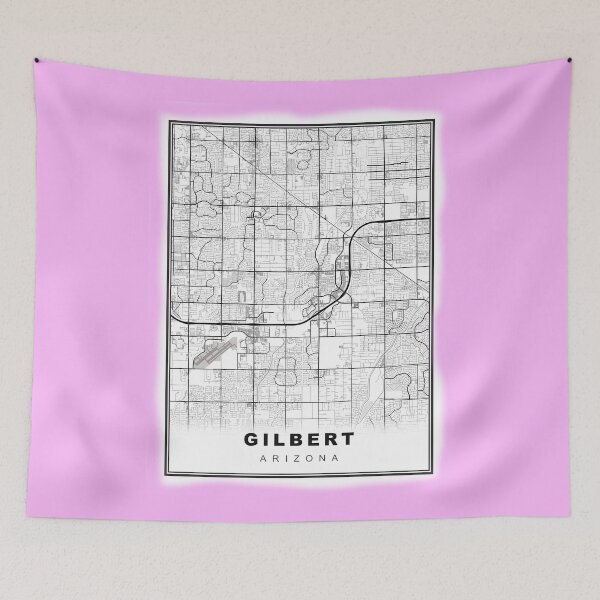 Item preview, Mapa minimalista de Gilbert designed and sold by Tamas Das.