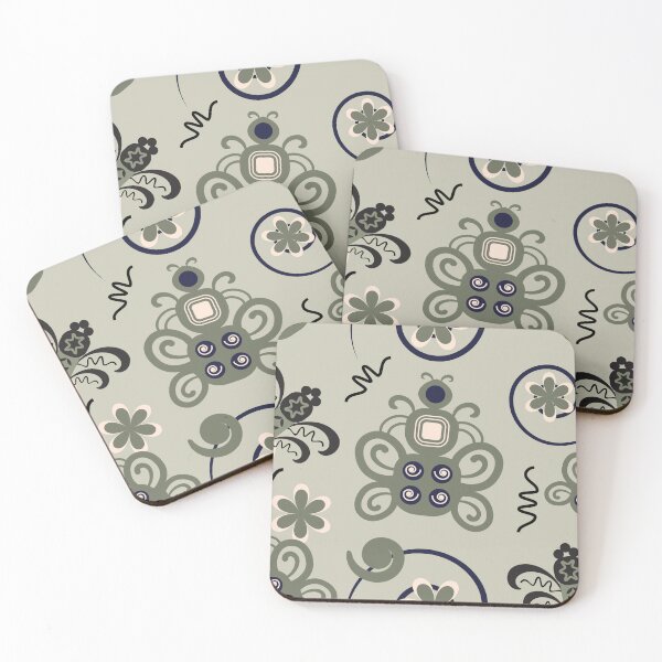 Item preview, Whimsical Insect & Floral Pattern – Artistic Nature Decor designed and sold by CHANCHANAI.