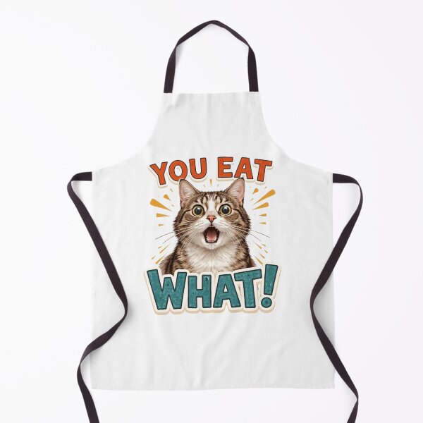 Item preview, Funny Cat Shirt You Eat WHAT Meme Cat Design Shocked Cat Lover Gift designed and sold by Refinedpaws.