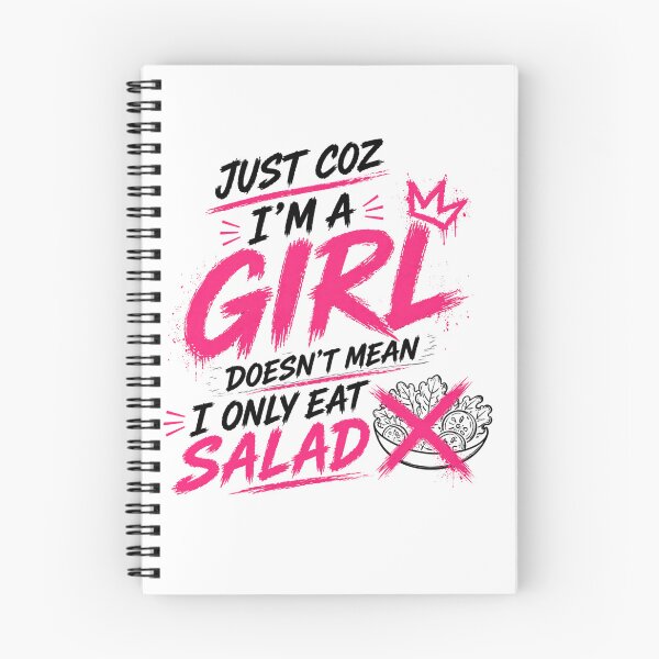Item preview, Girls Don’t Just Eat Salad designed and sold by StoryInCode.