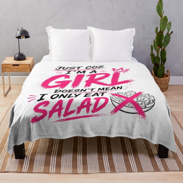 Item preview, Girls Don’t Just Eat Salad designed and sold by StoryInCode.