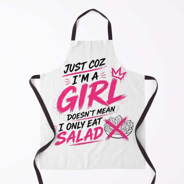 Item preview, Girls Don’t Just Eat Salad designed and sold by StoryInCode.
