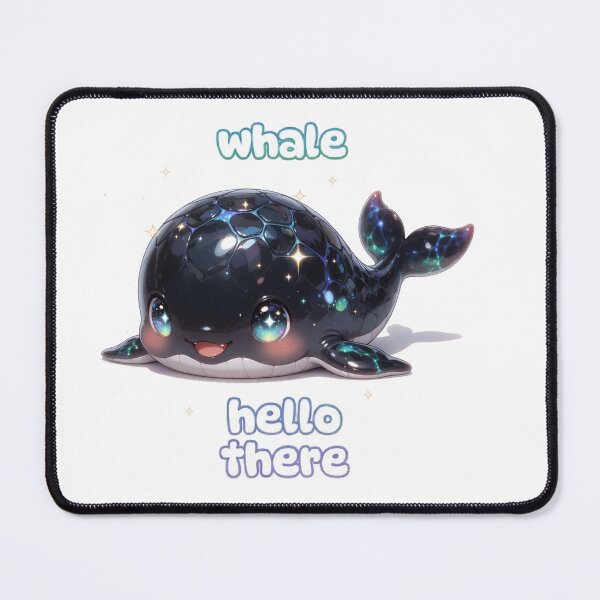 Item preview, Cute Galaxy Whale Hello There | Sparkly Kawaii Ocean Friend designed and sold by Joammiyon.