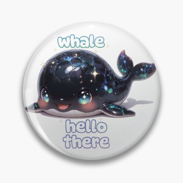 Item preview, Cute Galaxy Whale Hello There | Sparkly Kawaii Ocean Friend designed and sold by Joammiyon.