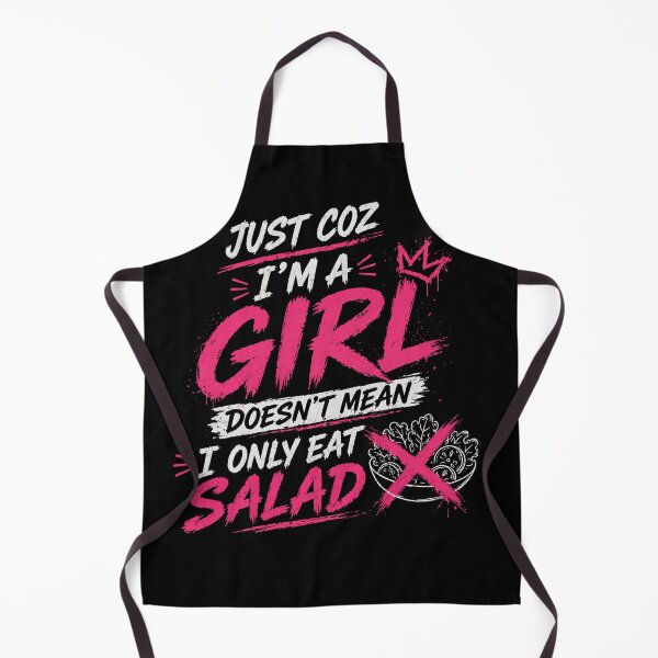 Item preview, Girls Don’t Just Eat Salad designed and sold by StoryInCode.