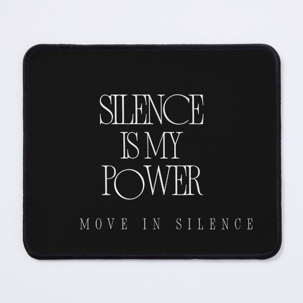 Item preview, Silence Is My Power T-Shirt | Move In Silence Quote Tee | Sigma Mindset Streetwear | Introvert Confidence Shirt designed and sold by Gentlewords10.