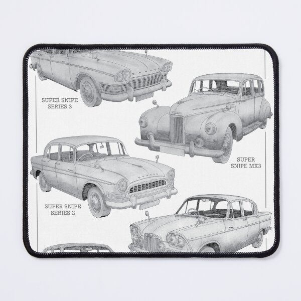 Item preview, Humber Cars - Five of the best hand-drawn designed and sold by Classic Car Art Drawings.