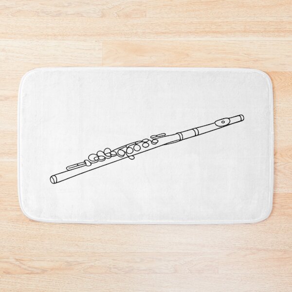 Item preview, Minimalist Flute Line Art Elegant Woodwind Music Lover Gift designed and sold by BlairWynne.