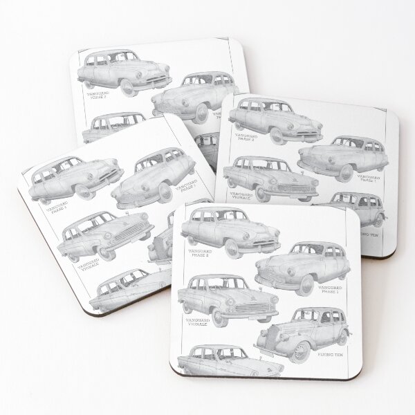 Item preview, Standard Cars - Five of the best hand-drawn designed and sold by Classic Car Art Drawings.