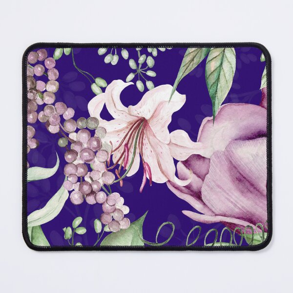 Item preview, Indigo Night Botanical Collage designed and sold by MarykeArt.