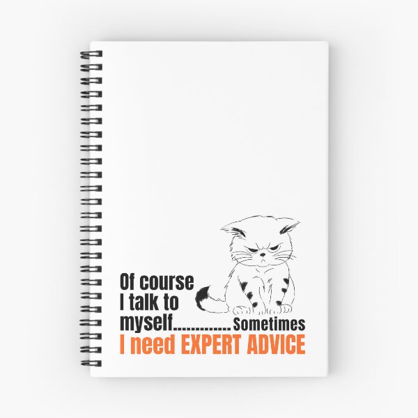 Item preview, Expert Advice Sarcastic Cat - Funny Introvert Humor designed and sold by P-Design-Lab.