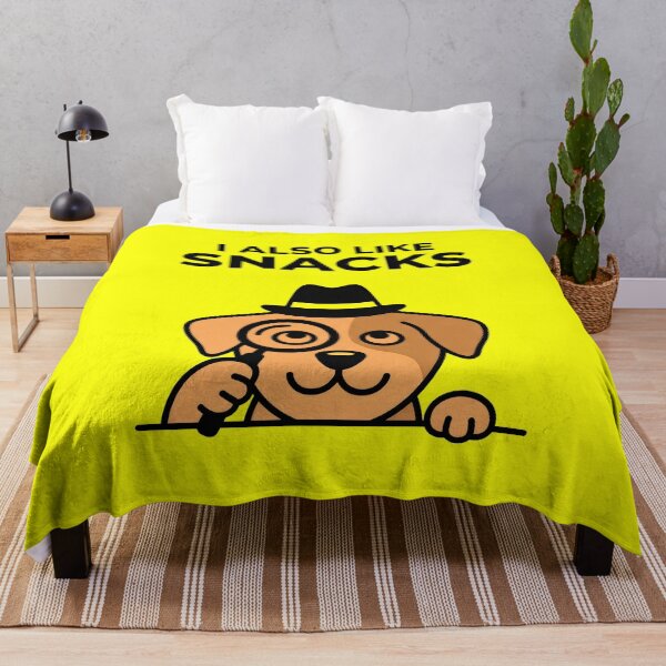 Item preview, I Also Like Snacks Funny Dog designed and sold by SplashTastic.