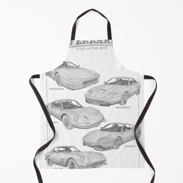 Item preview, Ferrari Cars - Five of the best hand-drawn designed and sold by Classic Car Art Drawings.
