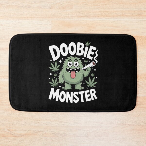 Item preview, Doobie Monster Funny Weed Character 420 Stoner Joke designed and sold by Say It With Ink.