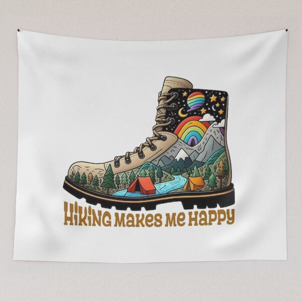 Item preview, Hiking Makes Me Happy designed and sold by diasforlan.