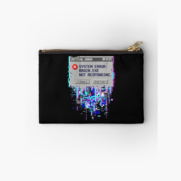 Item preview, Brain Exe Not Responding Glitch Art designed and sold by SplashTastic.