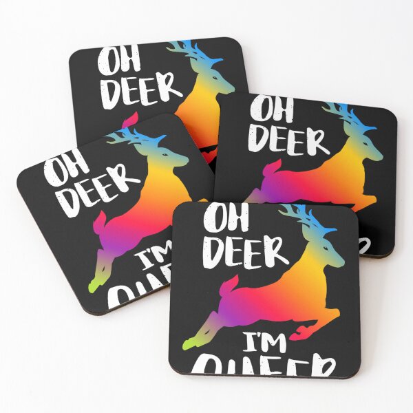 Aperçu de l'œuvre Oh Deer, je suis queer créée et vendue par FlankinMew.