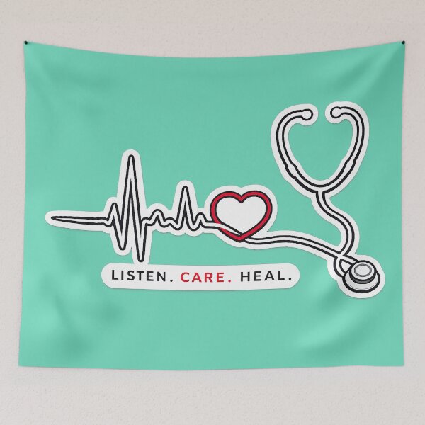 Item preview, Listen. Care. Heal. designed and sold by LuluLeb.
