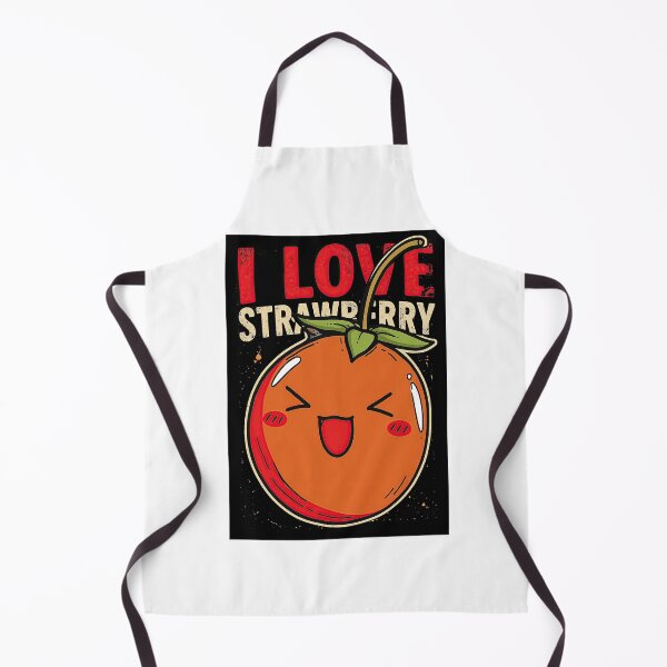 Item preview, Funny Cartoon Strawberry Face on Black Poster designed and sold by Piotrek0001.