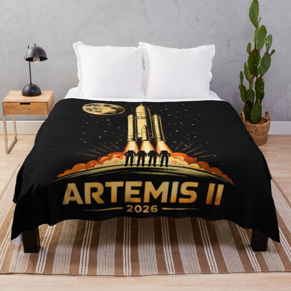 Item preview, Artemis II Launch to The Moon Space Mission 2026, Future Moon Mission, Space Exploration designed and sold by StickLoveFamily.