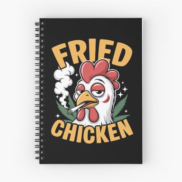 Artikelvorschau, Gebratenes Hähnchen, Kifferhähnchen, Weed-Humor, lustig, 420 entworfen und verkauft von Say It With Ink.