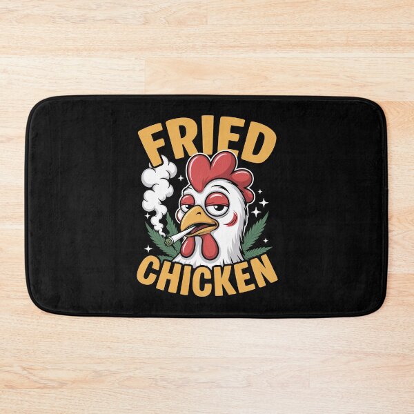 Item preview, Pollo frito, pollo fumeta, humor sobre marihuana, divertido 420 designed and sold by Say It With Ink.