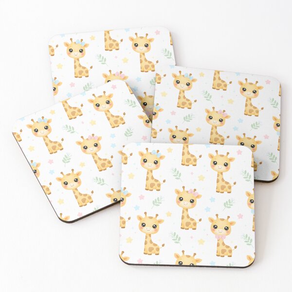 Item preview, Cute Giraffe Seamless Pattern designed and sold by naragon4289.